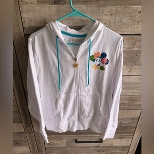 Disney Aulani White and Teal Hoodie